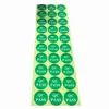 En stock etiqueta qcpass sticker QC PASS inspección autoadhesivo redondo inspección de calidad producto no calificado