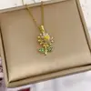 Collar Minimalista Coreano y Japonés de Acero de Titanio de Moda Estilo Ins para Mujer, Cadena Clavicular Exquisita de Zirconia de Celebridad de Internet, Joyería de Alta Gama