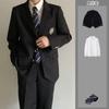 Traje de uniforme Dk para hombre, ropa de clase para estudiantes, primavera y otoño, holgado, elegante, informal, a la moda, con insignia y corbata, chaqueta.