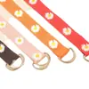 Cinturón de Lona para Jeans de Mujer Ins Versátil Decorativo Estudiante Cinturón Casual Simple Hebilla de Doble Bucle Cinturón de Moda