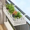 Colgador para barandilla alféizar de ventana balcón planta verde maceta soporte, soporte para maceta colgante, borde de ventana suculenta rosa peonía soporte para flores