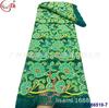 Vestido de noche de encaje multicolor soluble en agua con diamantes prensados, tela calada, tela de encaje con lentejuelas nupciales