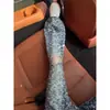 Pantalones de hip-hop de alta calle europeos y americanos, marca de moda, elegantes y geniales, jeans de jacquard con estampado completo para hombre, ligeramente acampanados, pantalones rectos adelgazantes