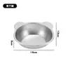 Nuevo cuenco para mascotas de acero inoxidable, cuenco de agua y comida para gatos, soporte elevado para proteger el cuello de la mascota, cuenco para perros, para que las mascotas beban y coman