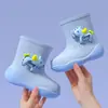 Nuevas Botas de Lluvia de Dibujos Animados 2026 para Niños y Niñas, Antideslizantes, Ultraligeras, de Suela Gruesa, Botas de Lluvia Antideslizantes para Bebés, Zapatos de Agua para Niños