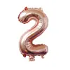 Balões de Folha de Alumínio Digitais Grandes Versão Americana 40 polegadas Embalados Individualmente Decorações de Aniversário Infantil Balões Flutuantes de Hélio