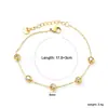 Pulsera de Diseño Minimalista Versátil Europea y Americana, Estilo de Nicho de Lujo Ligero, Chapado en Oro de 18 Quilates, Joyería con Cuentas de Circonita de Colores de Comercio Exterior, Pulsera Transfronteriza