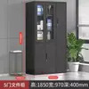 Archivero de Gama Alta, Gabinete de Documentos con Cerradura Financiero de Oficina, Archivero Metálico Desmontable, Gabinete Bajo de Cristal, Librero, Gabinete de Almacenamiento