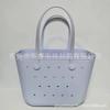 Nova Bolsa de Mão em Forma de Meia-Lua, Bolsa de Praia Eva, Bolsa Tote Feminina de Grande Capacidade, Bolsa de Armazenamento Estilo Cesta