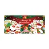Navidad Año Nuevo Pareados Tela de Fondo Ancho de Puerta Cubierta de Puerta Bandera de Jardín Decoración Exclusiva de Comercio Exterior de Amazon Arreglo