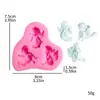 Molde de silicone líquido para modelagem 3 Anjinhos D084