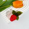 Nuevo Fresa de Fruta Simulada Pinza de Ácido Acético Pasador Divertido Pinza para el Cabello Linda Pinza para el Cabello Divertida Nicho Accesorios para el Cabello de Verduras Pinza para el Cabello