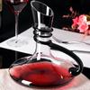 Decantador de vino de cristal sin plomo, separador de vino de cristal con asa, juego de vino para el hogar, botella de vino de estilo europeo