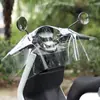 Funda de lluvia engrosada para la parte delantera de vehículo eléctrico, funda de lluvia para el tablero de vehículo eléctrico, protección contra la lluvia para la consola central, cubierta frontal para patinete eléctrico