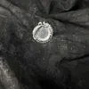 Anillo Imitación Plata Vieja Estilo Antiguo Estilo Étnico Hecho a Mano Plata Miao Bordado DIY Anillo Bordado Viejo Base Accesorios Molde Vacío
