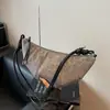 Bolsos de Alta Gama de Nicho para Mujer de Comercio Exterior Otoño e Invierno Retro 2025 Nueva Moda Bolso Cruzado Croissant Bolso Sencillo de Bollo
