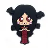 Halloween Anime PVC Flor de Sapato Fivela de Sapato Joia croc charm Cola Macia Sapato de Jardim Fivela Decorativa Novidade Buraco