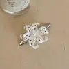 Pinza para el Cabello Flor de Lirio Estrella Estilo Coreano Pinza Elegante para el Flequillo Pinza Exquisita para las Patillas Accesorios para el Cabello Pinza Versátil de Pico de Pato