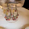 Pendientes de Borla con Plumas Estilo Étnico Bohemio Ganchos de Oreja de Nicho de Gama Alta Joyería para Orejas a la Moda Elegante Estilo Vacacional