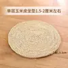 Tapete Redondo de Pu, Palha, Futon, Palha de Milho, Tapete de Palha Tecido, Tatami, Chão, Joelhos de Pu, Sentado, Meditação, Estilo Japonês