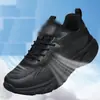 Zapatos de hombre de punta ancha transfronterizos para otoño, malla transpirable, zapatillas deportivas extragrandes y extragruesas para adolescentes, zapatillas de correr para fitness al aire libre