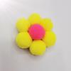 Nova mão DIY alta elástica bola de pelo girassol cor flor pelúcia bola roupas bolsa acessórios para cabelo acessórios
