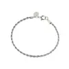Pulseira de Corrente Twist Hip-hop Nova Moda Transfronteiriça Pulseira Simples com Senso de Design Ins Pulseira de Verão Feminina