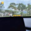 Accesorios para coche de pollo adornos muñeca linda dibujos animados adornos consola central coche espejo retrovisor salida de aire interior del coche