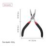 Alicate de nariz pontiagudo de arame de aço multifuncional universal ferramentas de hardware diagonais Alicate Mini pequeno alicate diagonal morsa manual