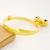 Pulsera para Bebé Estilo Étnico Oro Imitación con Palabras, Ajustable para Niños y Niñas, Adecuada para Niños de un Año y Recién Nacidos