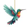 Nuevo Producto Transfronterizo Colibrí Acrílico Plano Colgante Decorativo Pequeñas Decoraciones Colgantes Decorativas para Coche y Hogar