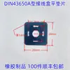 Válvula Solenoide Hidráulica de Pulso Din43650A Conector de Caixa de Junção Plugue Luz LED Transparente 2+1Terra 3+1Terra