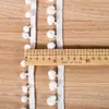 Ponto Branco Pequena Bola de Pelo Pom-Pom Renda Acessórios Feito à Mão Cortina Roupas Acessórios Têxteis para Casa Bola de Pelúcia de Nylon Renda