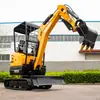 Excavadora Mini Multifuncional HT20U de Exportación para Renovación de Jardines y Construcción, Excavadora Compacta de Orugas