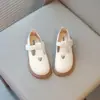Zapatos de Cuero para Niñas con Suela Suave, Zapatos de Princesa para Bebé, Modelo Primavera 2026, Zapatos Negros de Rendimiento para Niñas Pequeñas, Zapatos Individuales para Niños