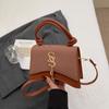 Bolso Cruzado Casual de Moda Nuevo Bolso Casual Simple para Mujer Verano 2026 Bolso Cruzado Casual Retro con Cadena para Mujer