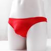 Ropa interior nueva para hombre con forma de T de seda de hielo transparente de tiro bajo para deportes G-pants Ropa interior con forma de T U-convexo Transpirable de tiro bajo Estilo coreano
