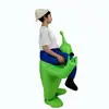 Disfraz Inflable Divertido de Horror para Caminar de Halloween Accesorios para Actuaciones Festivas Disfraz Capa Bicicleta Disfraz de Extraterrestre Pasarela