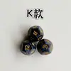 Dados de constelación de 20 mm dados de número de constelación de 12 caras juego de tres piezas dados de las doce constelaciones dados de la suerte en stock