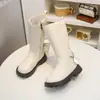 Botas Infantiles 2026 Nuevo Otoño Invierno Más Terciopelo Niñas Estilo Coreano Británico Botas de Caña Alta Botas Largas Botas de Lote Princesa Versátiles