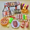 Brinquedos de Casinha de Brincar Plástico Brinquedos de Churrasco para Crianças