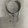 Joyería europea y americana, pulsera de borla estilo antiguo, diseño simple, brazalete abierto de metal, pulsera de alta gama, accesorios de mano al por mayor