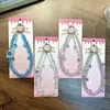Corrente de Celular com Contas de Cristal Chaveiro de Frasco de Perfume Corrente para Pendurar Pingente de Bolsa para Meninas Pingente de Corrente Dupla Pequeno Presente Venda por Atacado