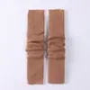 Polainas de punto acanalado para mujer, adelgazantes, elásticas, hasta la rodilla, largas, cálidas, versátiles, adecuadas para otoño e invierno, perfectas para combinar con botas