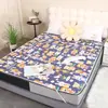 Novo Tapete para Troca de Fraldas de Bebê, Tapete Impermeável com Estampa Fofa para Crianças, Absorvente Menstrual Lavável à Prova de Vazamentos para Meninas