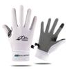 Q017 Guantes de Ciclismo para Hombre Fitness Deportes Montañismo Pesca Seda de Hielo Protección Solar Guantes de Dedos Finos Transpirables Transfronterizo
