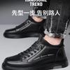 Sapatos Casuais de Negócios Masculinos de Algodão, Novos Sapatos Casuais de Moda Masculina Transfronteiriços com Forro de Pelúcia e Design Espessado