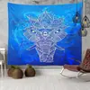 Tapiz de Amazon Transfronterizo ins Colgante Tela de Fondo Bohemio Mandala Elefante Tela de Pared Manta Decorativa Europea y Americana