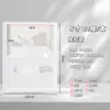 Álbum de Cartas Transparente Ins de Grande Capacidade para Fotos Polaroid à Prova d'Água e de Umidade Álbum Pequeno para Coleção de Cartas Cartão Postal