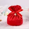 Bolsa de Dulces de Terciopelo Creativa para Boda, Franela, Caja de Dulces de Boda Europea, Caja de Dulces para Regalo a Mano, Bolsa de Regalo al por Mayor